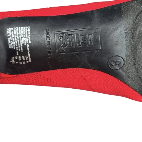 Brash Women's Xaya Red Mid-Calf Pointed Toe Stiletto Sock Boots 8 Sexy Booties - Picture 10 of 11